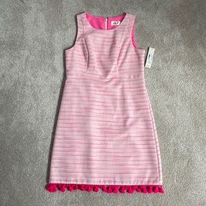 NWT Eliza J Hot Pink Shift Dress